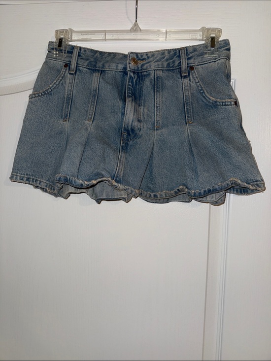 Zara Dresses & Skirts - Zara Light Blue Denim Mini Skirt